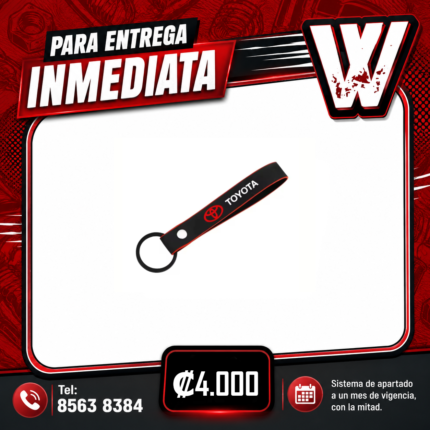 Llavero de Gamuza de Toyota