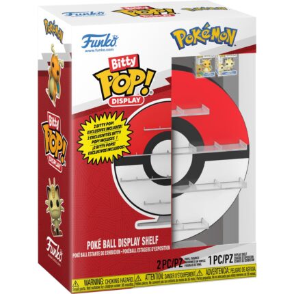 Poke Ball Funko Bitty Pop! Display Shelf