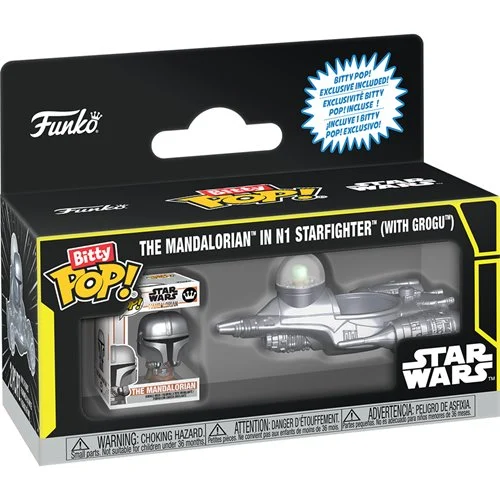 Star Wars The Mandalorian N-1 with Mando Funko Bitty Pop! Ride